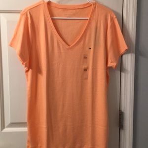 Melon colored tommy tee
